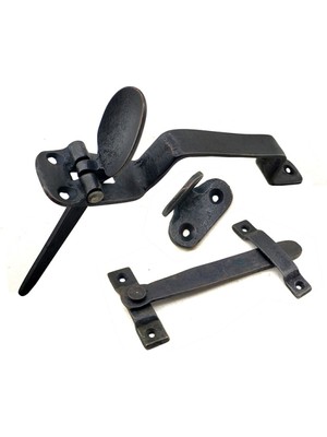 Vice Avm Antika Tarz Dekoratif Pirinç Şipşak Kapı Kolu - Oksit TG-V 5484