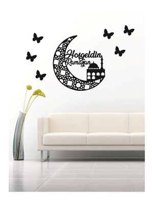 Özbience Ramazan Temalı Kelebekli Duvar Dekoru, Şık ve Sıcak Dekorasyon Parçası