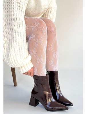 Kyops Mosy Bordo Rugan Topuklu Bot - Lisinya