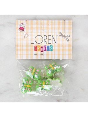 urfakent bilişim ve medya danışmanlık Loren Crafts Yeşil 8'li Düğme - 3019