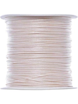 urfakent bilişim ve medya danışmanlık Paraşüt Ipi, Bileklik-Kolye Örgü Ipi 1 mm 50 Metre Ekru