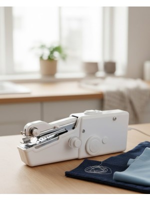 Teknomiy Mini El Tipi Dikiş Makinesi Taşınabilir Pratik Acil Dikiş Çözümü