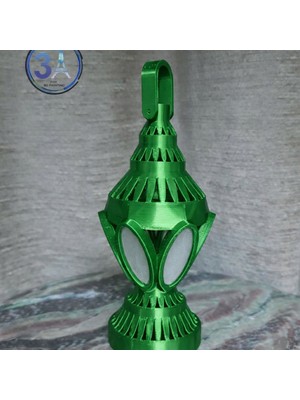 Talaşoğlu Dekoratif Ramazan Feneri | 3D Baskı Pet-G Masa Üstü & Asılabilir Süs