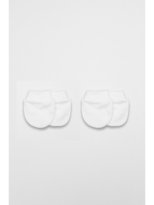 NessiWorld 2li Penye Eldiven Basıc 90108 Beyaz