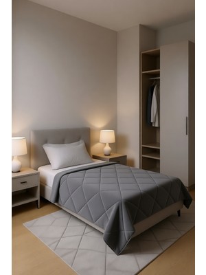 Mona Yatak Wellsoft Tek Kişilik Yorgan 155×215 cm - 300 gr – Yumuşak, Nefes Alabilir, Füme
