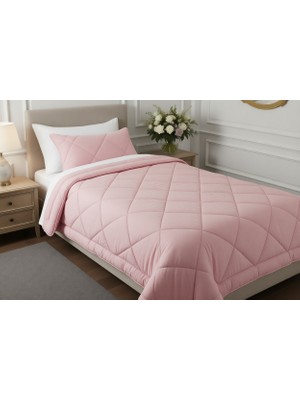 Mona Yatak Wellsoft Tek Kişilik Yorgan 155×215 cm - 300 gr – Yumuşak, Nefes Alabilir, Pembe