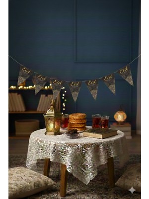 Özbience Ramazan Hoşgeldin Flama Bayrak, 2 Metre, 10 Parça, Kutlama Süsleri