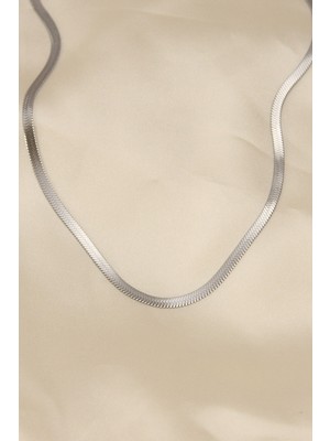 Vice Avm 316L Çelik Silver Renk 45 cm İtalyan Zincir Model Kadın Kolye  TG-VİCE5903 TG-V 1898