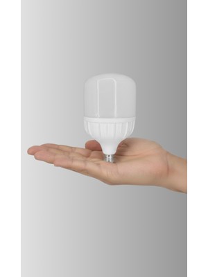 Astraltech Şarjlı LED Torch Ampul 30 Watt Beyaz Işık Enerji Tasarruflu