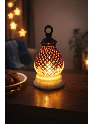 Özbience Ramazan Dekoratif LED Fener, Gece Lambası, Bayram Hediyesi