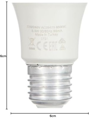 Skygo 4052899326873 LED Cla 60 8.5W 806 Lümen Beyaz Işık E27 Duy Ampul