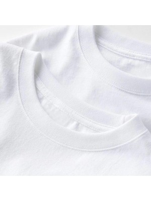 Urbvn Gladiator Tasarım Baskılı Beyaz Oversize T Shirt