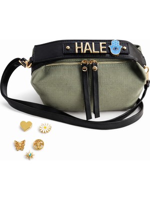 Sevgiliye Hediye Kişiye Özel Isimli Archi El ve Omuz Çantası | Kadın Şık Günlük Çanta | Altın Harfli Tasarım