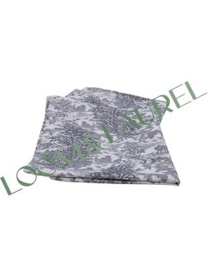 Skygo Dokuma Dikdörtgen Masa Örtüsü 160 x 240 cm | Gri Ağırlıklı