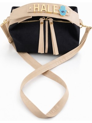 Sevgiliye Hediye Kişiye Özel Isimli Archi El ve Omuz Çantası | Kadın Şık Günlük Çanta | Altın Harfli Tasarım