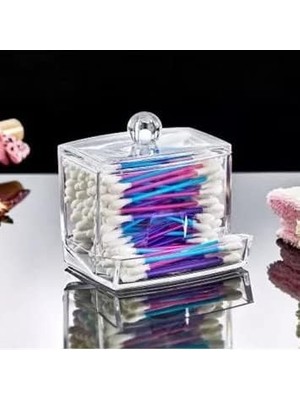 Skygo Kulak Temizleme Çubuğu Kutusu, Pamuklu Çubuk Organizeri