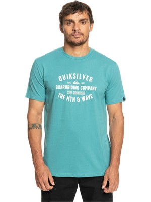 Quiksilver Qssurflockup Erkek Mavi Tişört