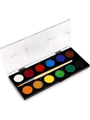 Skygo 12 Renk, Küçük Boy, Parlak ve Örtücü Renkler, Kağıt Yüzeylere Uygun, Karışabilir