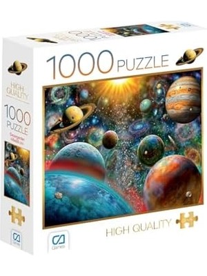 Skygo Gezegenler 1000 Parça 2,2mm Kalınlık 48X68CM Profesyonel Hobi Puzzle Yapboz Serisi