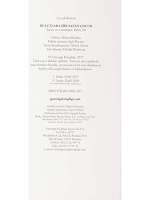 Skygo Bulutlara Şiir Yazan Çocuk