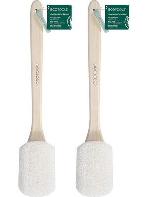 Skygo Kabak Banyo Fırçası, Banyo ve Duş Için Arka Fırça, Eksfoliyasyon Için Uzun Sap ve Doğal Kabak Malzemesi ile Yapılmıştır, Erkekler ve Kadınlar Için Duş Fırçası, Çevre Dostu ve Zulüm Içermez, 2