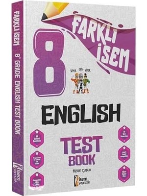 Skygo 2024 Farklı Isem 8. Sınıf Ingilizce Soru Bankası