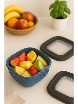 Skygo 600 ml Renkli Plastik Saklama Kabı | Vakum Kapaklı Sızdırmaz Gıda Saklama Kutusu | Mikrodalga ve Bulaşık Makinesi Uyumlu | Tekli Ürün