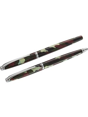 Skygo 669 Kamuflaj Dolma Kalem+Tükenmez Kalem