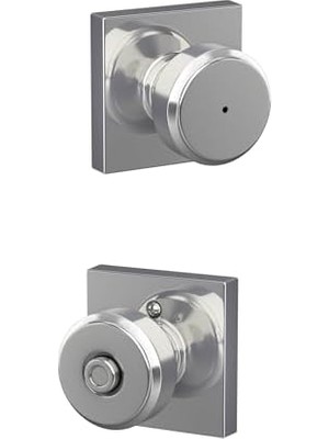 Skygo F40 Bwe 625 Col Bowery Topuz Collins Yatak ve Banyo Gizlilik Kapı Kilidi, Parlak Krom