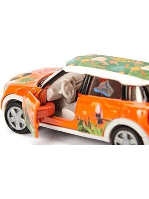 Skygo Siku 6507, El Işi Seti Style My Siku, Mını Countryman Summer, Oyuncak Araba, Metal/plastik, Turuncu, Kişisel Tasarım Için Çıkartma Kemeri Dahil, Açılabilir Kapılar