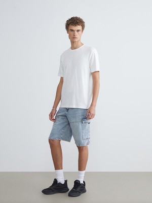 Lc Waikiki Yeni Sezon Rahat Kalıp Erkek Jean Şort