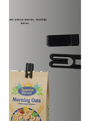 Astraltech Cips Kahve ve Bakliyat Için Poşet Kapatma Mandalı 10’lu