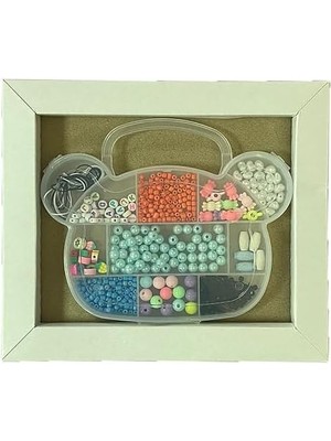 Skygo Kendin Yap Boncuk Takı Seti, Bileklik ve Kolye Yapımı Için Renkli Boncuklar, El Sanatları Aktivite Seti