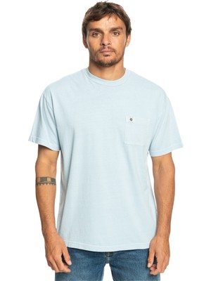 Quiksilver Naturaldye Erkek Mavi Tişört