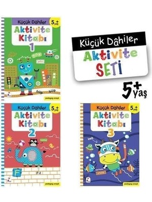 Skygo Küçük Dahiler Aktivite Seti (4+ Yaş) (3 Kitap Takım)