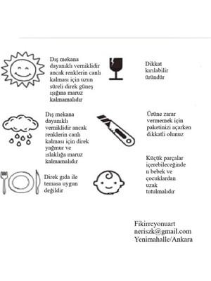 Skygo El Yapımı Dekoratif Mantar Duvar Süsü, Kırmızı-Beyaz, Çiçek Desenli, Boncuklu Askılı, 2'li Set