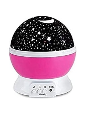 Skygo Dönen Star Renkli Yıldızlı Gökyüzü Projeksiyon Gece Lambası