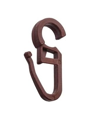 Skygo Rustik Perde Klipsi Perde Klips 50 Adet Kahverengi