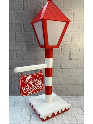 Astraltech Yılbaşı Tabelalı Dekoratif Lamba Merry Christmas Işıklı Tasarım