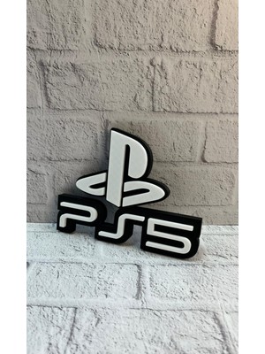 Astraltech Ps5 Logo Dekoratif Duvar Süsü Oyun Odası ve Salon Uyumu