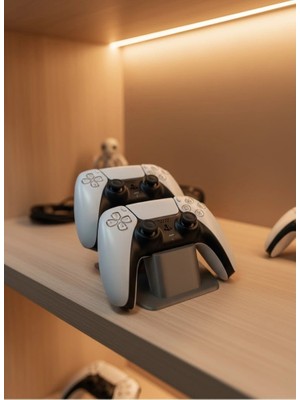 Ceylan Adam Mey Ithalat® Ikili Gamepad Tutucu Antrasit 7X18 cm Oyun Aksesuarı