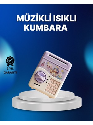 Ceylan Adam Mey Ithalat® Mor Otomatik Para Girişli Elektronik Şifreli Kumbara