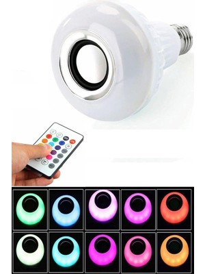 Skygo Bluetooth Hoparlör Akıllı LED Ampul Lamba 1250