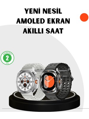 Ceylan Adam Mey Ithalat® Modern Akıllı Saat Kablosuz Şarj Sosyal Medya Bildirimli