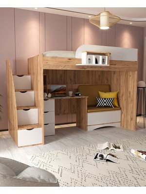 Setay Ranza, Arguvan Ranza Sandık Çalışma Masası, Koyu Ceviz-Beyaz