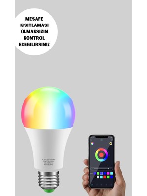 Astraltech Uzaktan Kumandalı Akıllı LED Ampul, Enerji Tasarruflu
