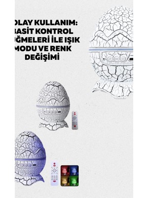 Astraltech 14 Renkli Nebula Yıldız Projektör + Müzik + Gürültü Cihazı + Zamanlayıcılı