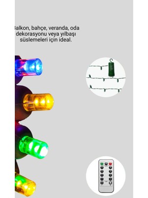 Astraltech Taşınabilir Pil Ile Çalışan LED Işık – 2x2 Metre Perde Modeli