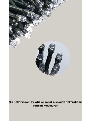 Astraltech Uzun Ömürlü LED Teknolojili 10 Metre Şık Işıklı Süsleme Seti