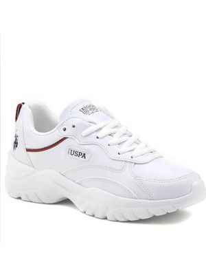 Kadın Beyaz Yüksek Taban Spor Ayakkabı